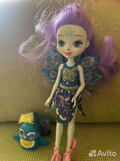 Кукла Пэттер Павлин и питомец Флэп Enchantimals