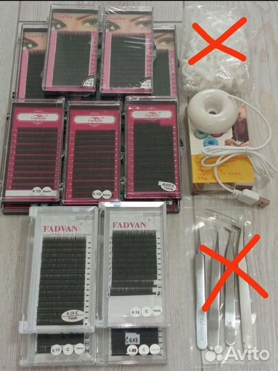 Материалы для наращивания ресниц