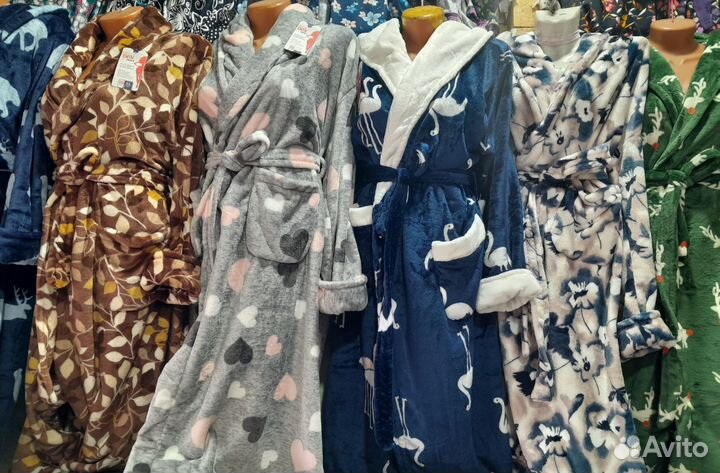 Халат женский теплый