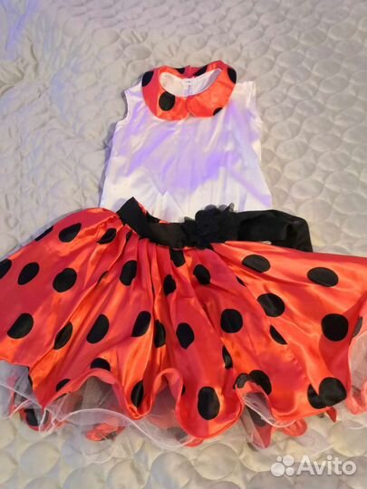 Новогодний костюм для девочки размер 128 134