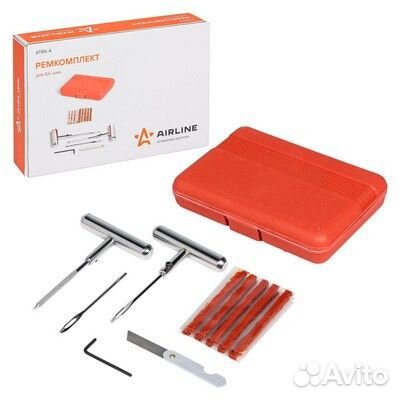 Ремкомплект для б/к шин в кейсе (шило:для жгута+на