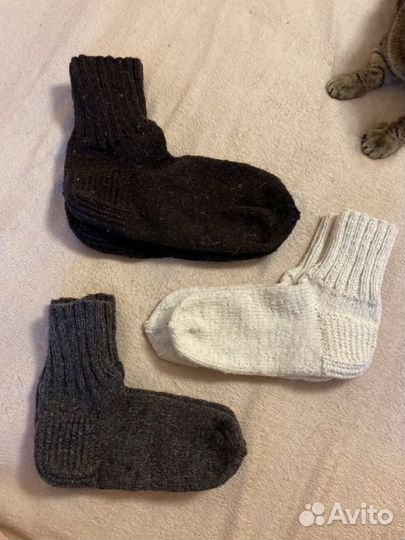 Шерстяные носки ручной вязки (36-43 размеры)
