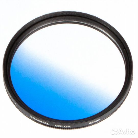 Светофильтр Green-L градиентный небесно-голубой 62