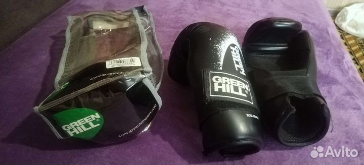 Перчатки и футы Green Hill