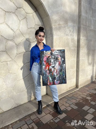 Интерьерная картина Лев