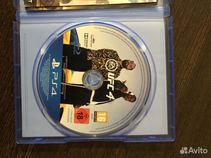 Игра на Ps4 RED dead redemption 2 UFC 4