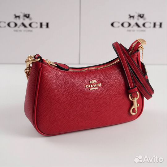 Сумка женская Coach натуральная кожа 6 цветов