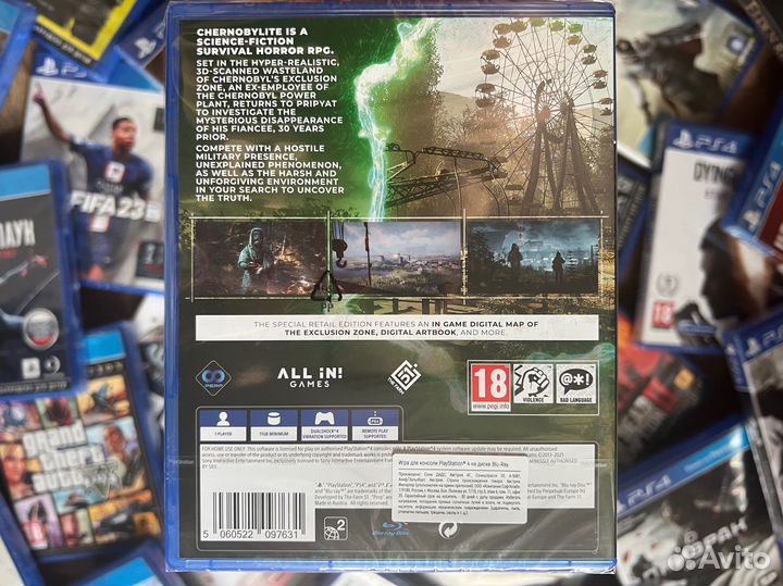 Диск Chernobylite PS4 / Новый