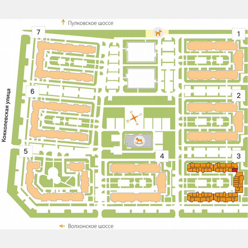 2-к. квартира, 52,6 м², 5/5 эт.
