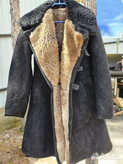 Тулуп из овчины армейский