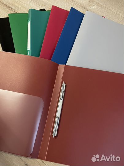 Папка с пружинным скоросшивателем, А4