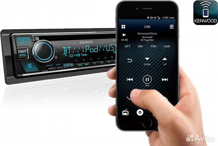 Процессорный ресивер Pioneer MVH-X510BT