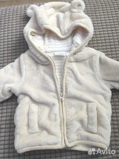 Плюшевая кофта с ушками Gloria Jeans