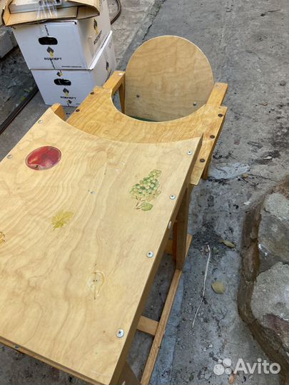 Стульчик для кормления детский со столом