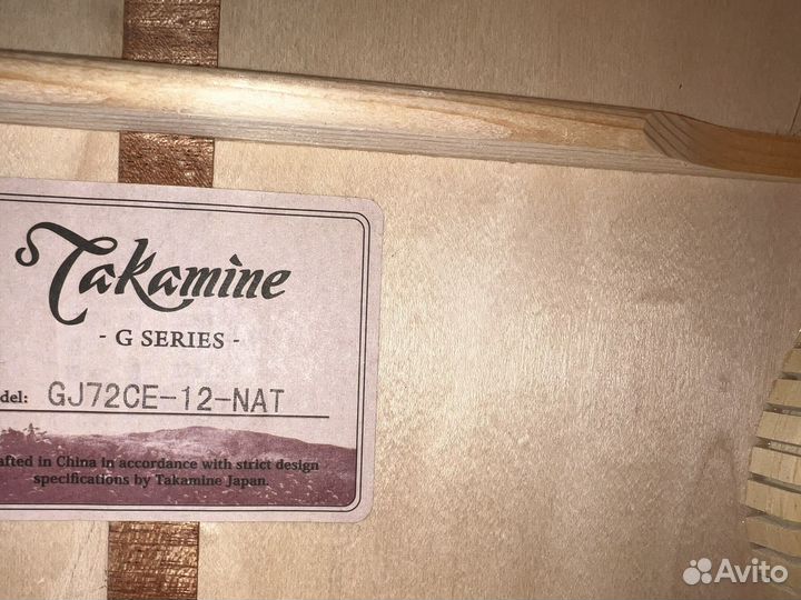 Takamine G70 series GJ72CE-12NAT