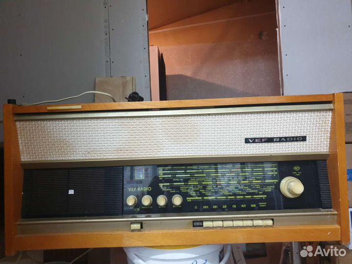 Ламповая радиола вэф Рига