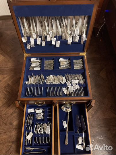 Столовый набор из серебра 925