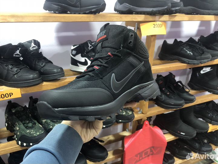 Кроссовки nike зимние мех тёплые 41-46