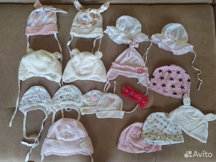 Пакет вещей на девочку от рождения до 1,5 лет