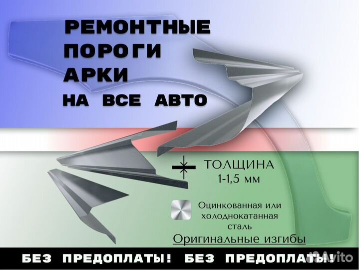 Ремонтные арки Volkswagen Polo