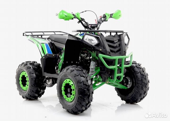 Квадроцикл 125 кубов motax grizlik A125 зеленый