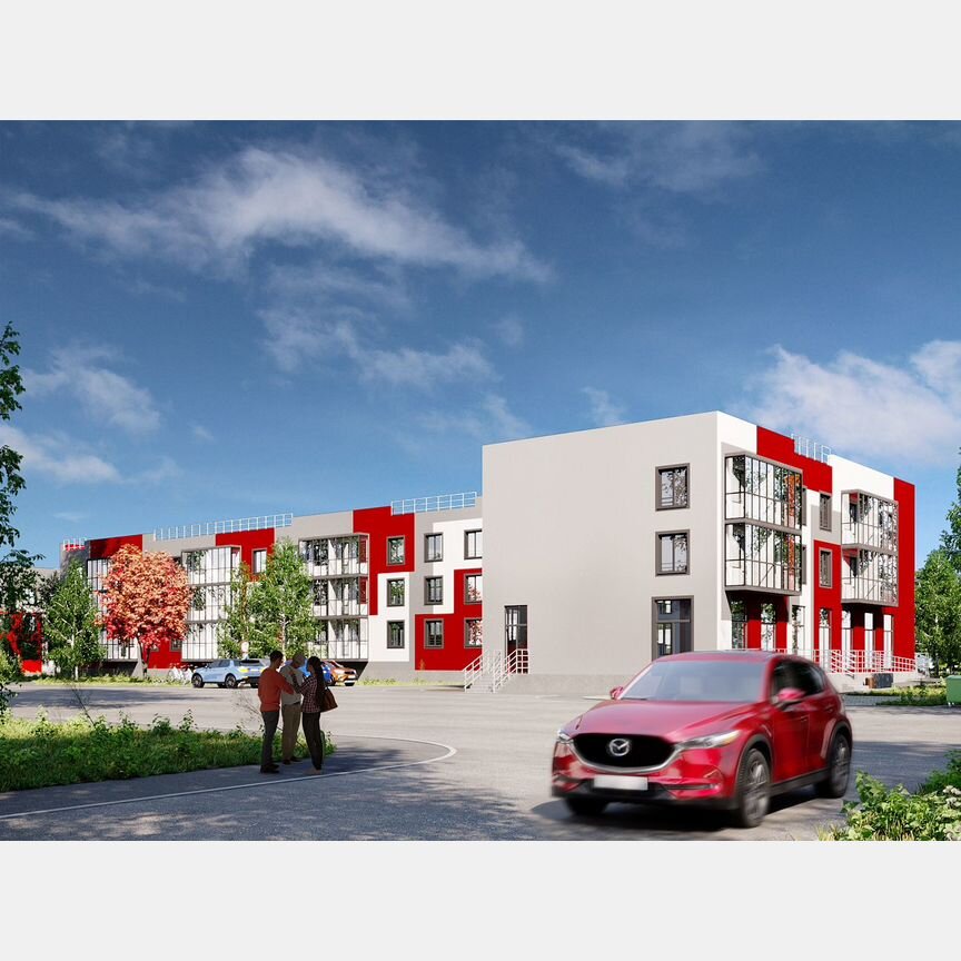 1-к. квартира, 41,1 м², 1/3 эт.
