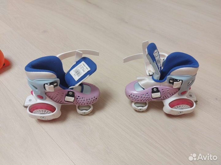 Роликовые коньки детские раздвижные