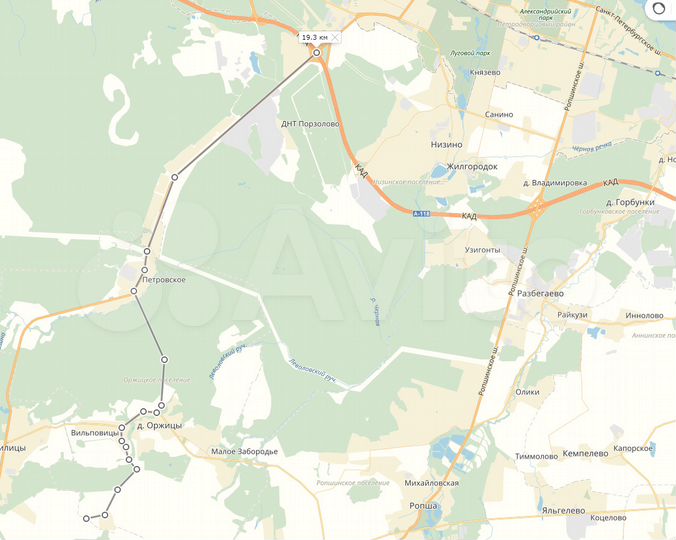 Участок 15,02 га (СНТ, ДНП)