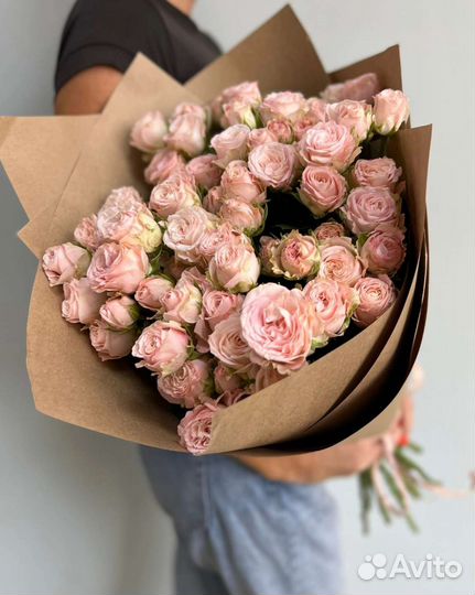 Цветы розы букет