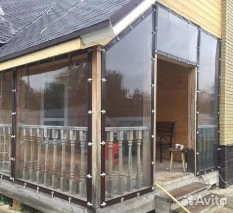 Мягкие окна пвх на террасу