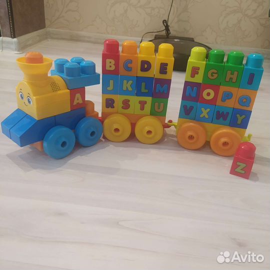 Конструктор (поезд) для детей, малышей 1+