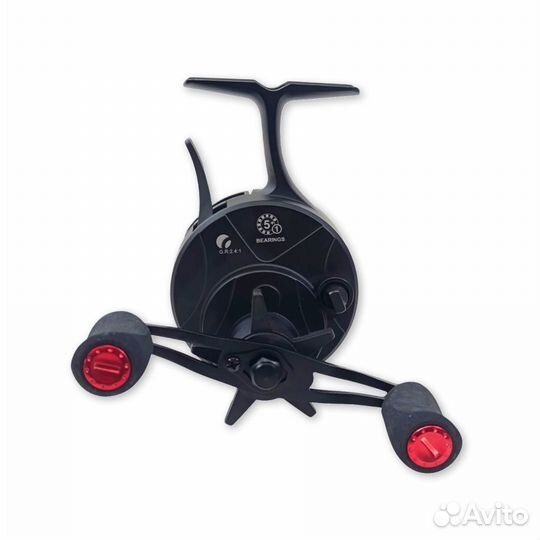 Зимняя катушка Ice Grows 60A Red под левую руку