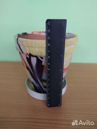 Кашпо керамическое для цветов