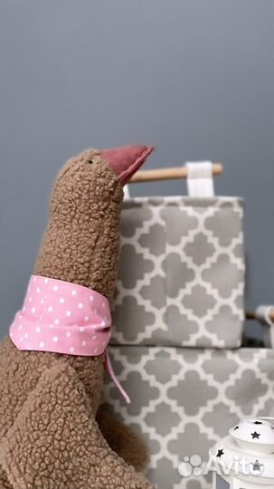 Мягкая игрушка гусь обнимусь