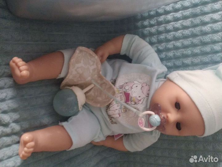 Кукла Bebi Annabell мальчик, плачет, писает