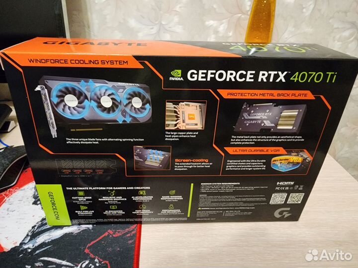 Видеокарта gigabyte rtx4070ti