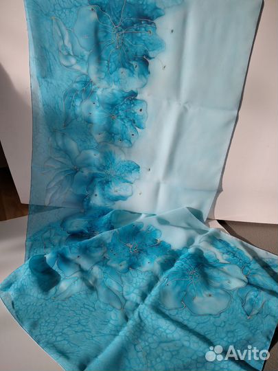 Шарф батик, ручная роспись