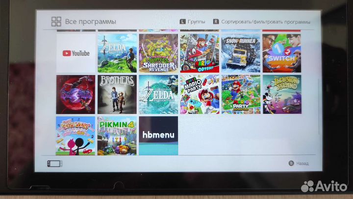 Nintendo switch rev 1 прошитая 288 gb