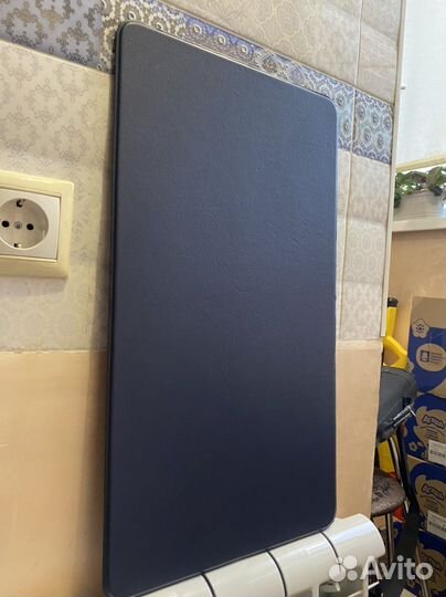 Бювар синий бархат