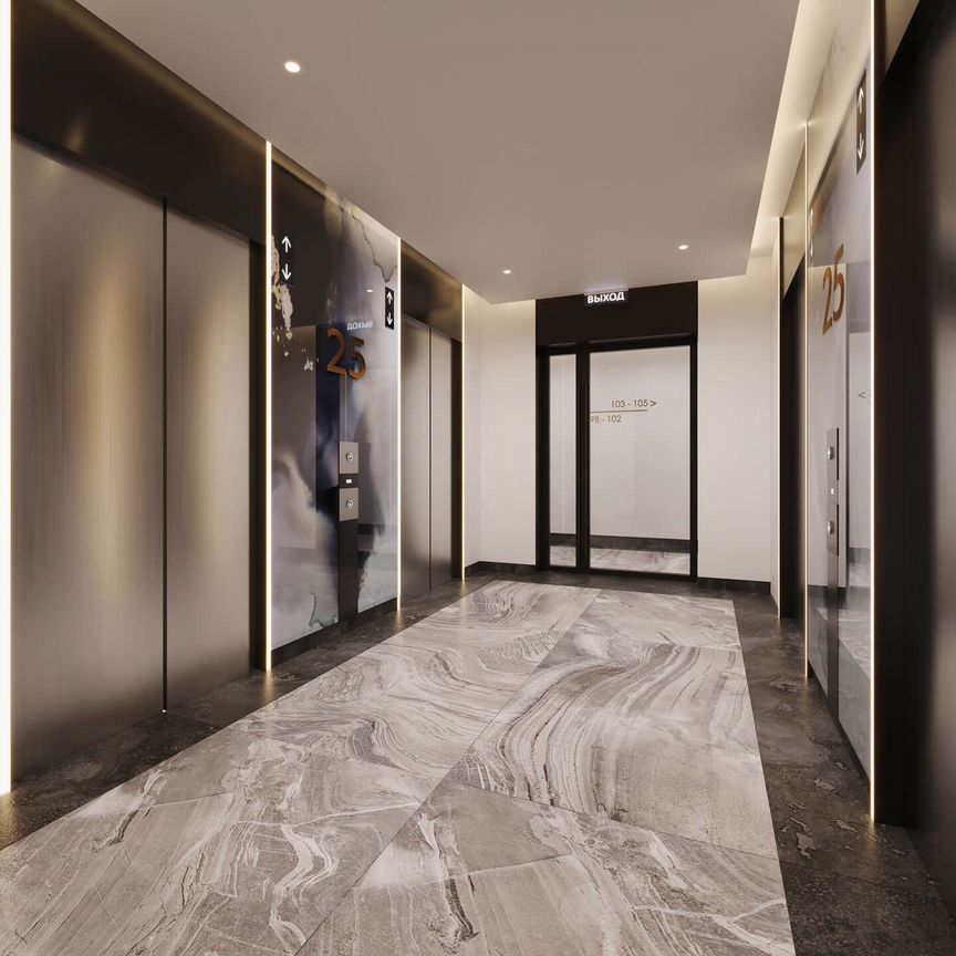 3-к. квартира, 110,1 м², 25/54 эт.