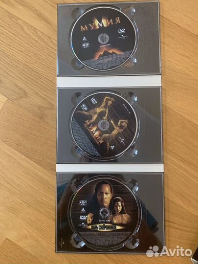 Двд коллекция. мумия 3 диска