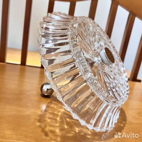 Baccarat хрусталь этажерка фруктовница ваза