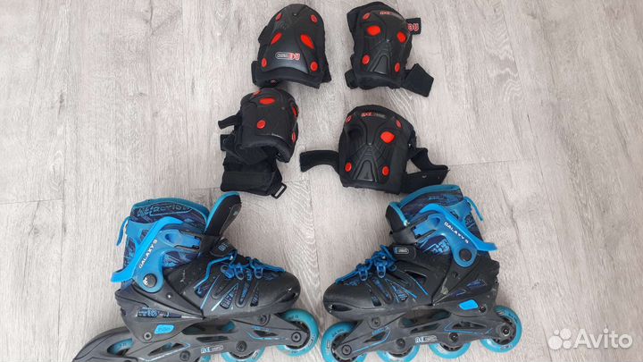 Детские ролики и защита 32 35