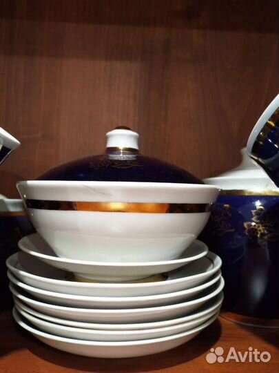 Столовый сервиз cobalt СССР