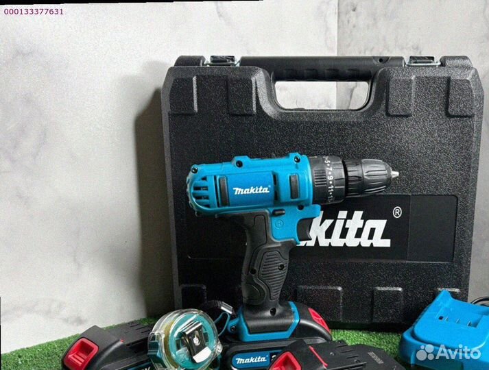 Шуруповерт Makita 26V с набором инструментов (Арт