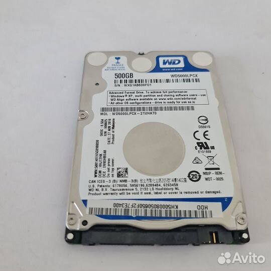 Жесткий диск HDD WD 500 GB 2.5 (Скупка Трейд-ин)