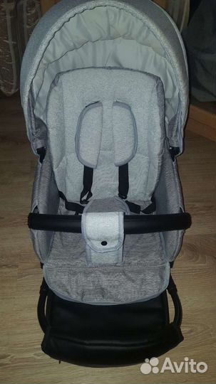 Коляска 2 в 1 индиго-шарлота