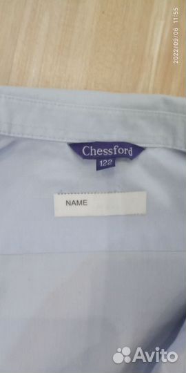 Рубашки школьные на мальчика 122 см