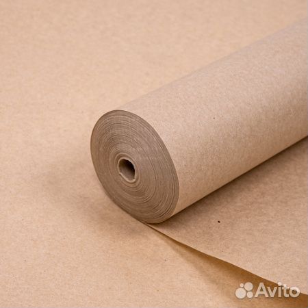 А Бумага крафт без рисунка 72см 70гр/м 50м