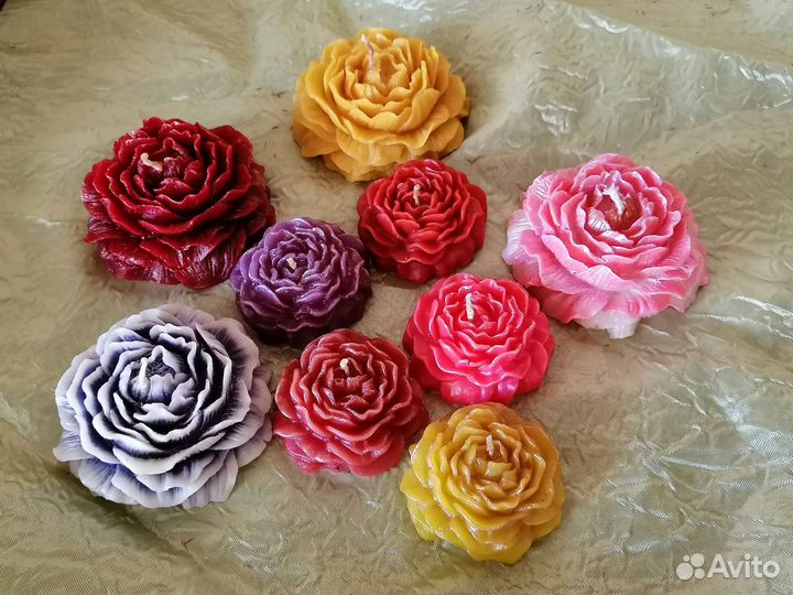 Свечи восковые ручной работы